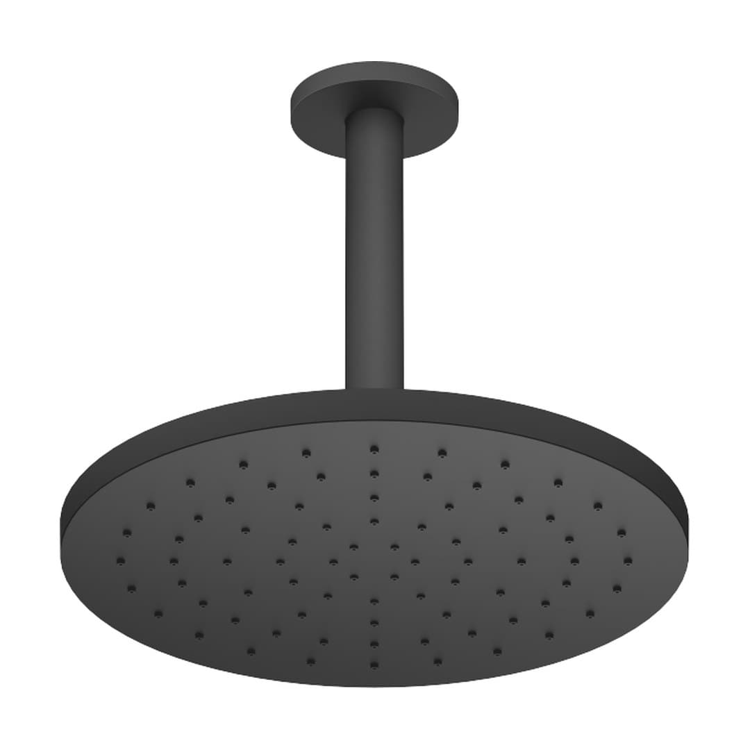 Dornbracht – Κεφαλή Ντους – Rainshower with ceiling fixing FlowReduce 220 mm – Soft Black (28664831-69)