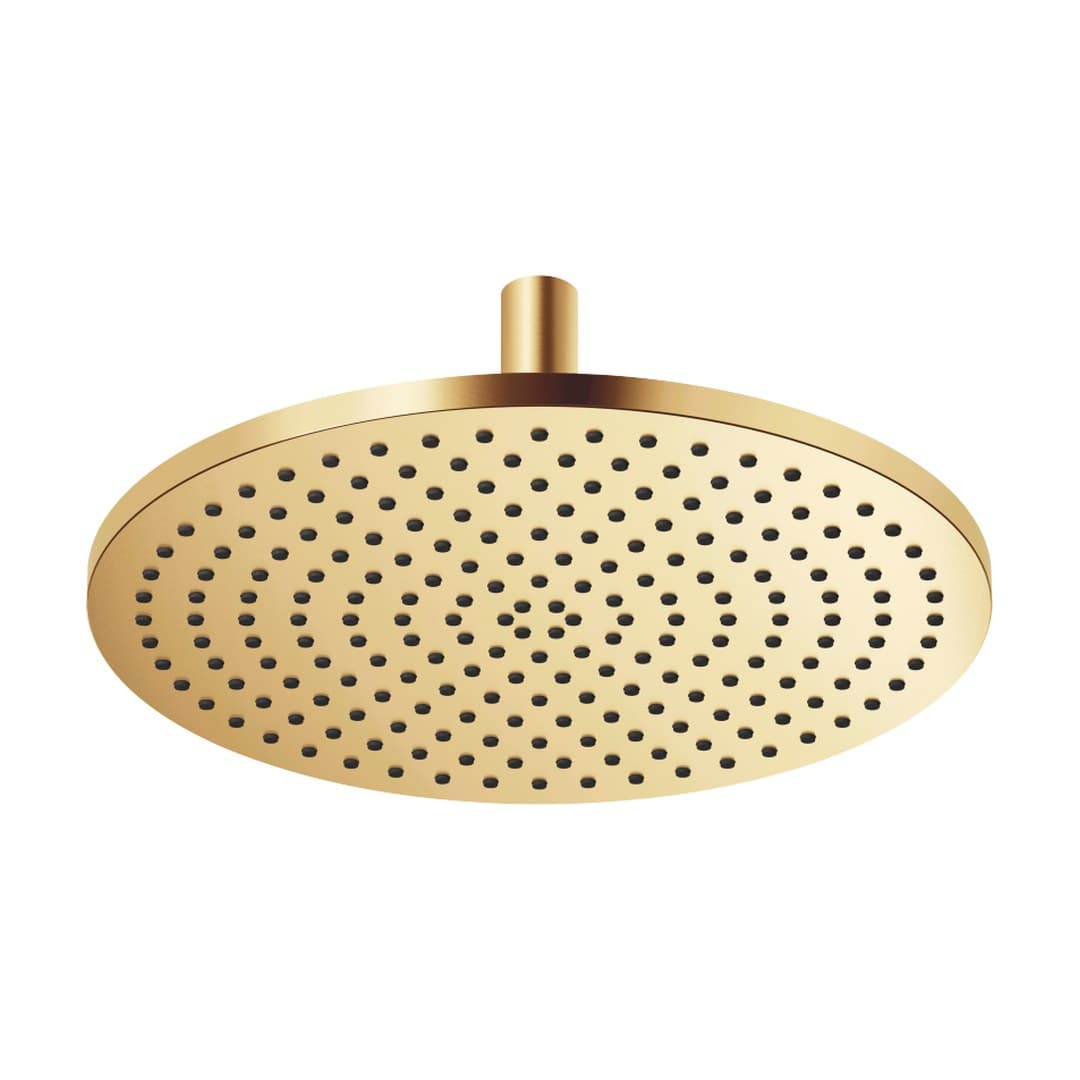 Dornbracht – Κεφαλή Ντους – Rainshower with ceiling fixing 400 mm – Brushed Durabrass (23kt Gold) (28699970-28)