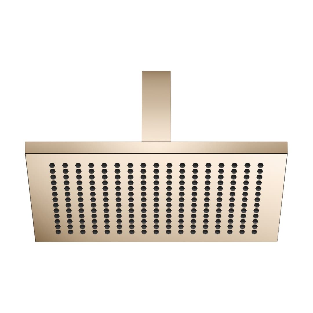Dornbracht – Κεφαλή Ντους – Rainshower with ceiling fixing FlowReduce 300 x 240 mm – Champagne (22kt Gold) (28774980-47)
