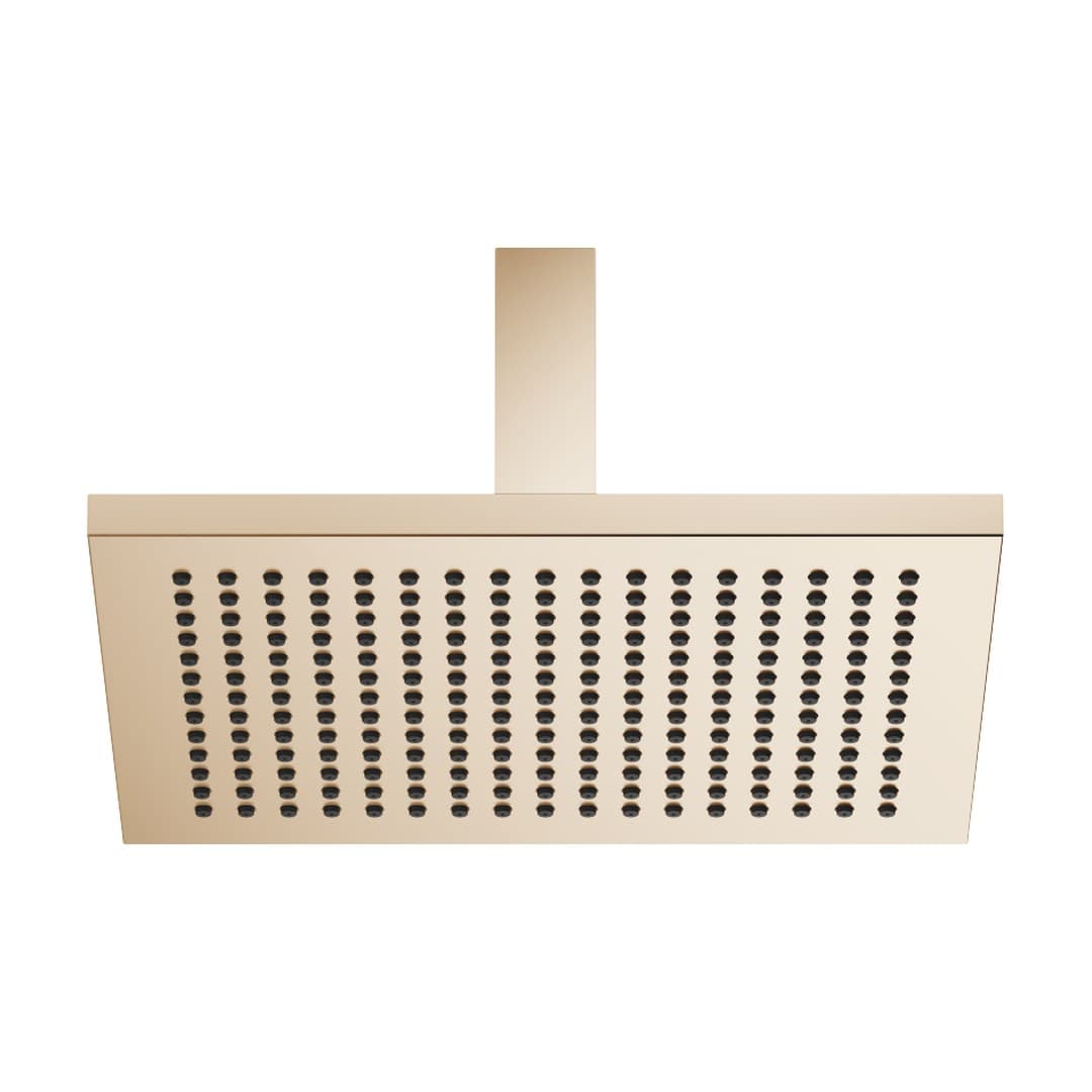 Dornbracht – Κεφαλή Ντους – Rainshower with ceiling fixing 300 x 240 mm – Brushed Light Gold (PVD) (28775980-27)