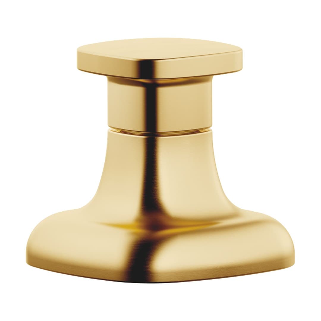 Dornbracht COYA – Μπαταρία Λουτρού Πάγκου – Two-way diverter for bath rim or tile edge installation – Brushed Durabrass (23kt Gold) (29140404-28)