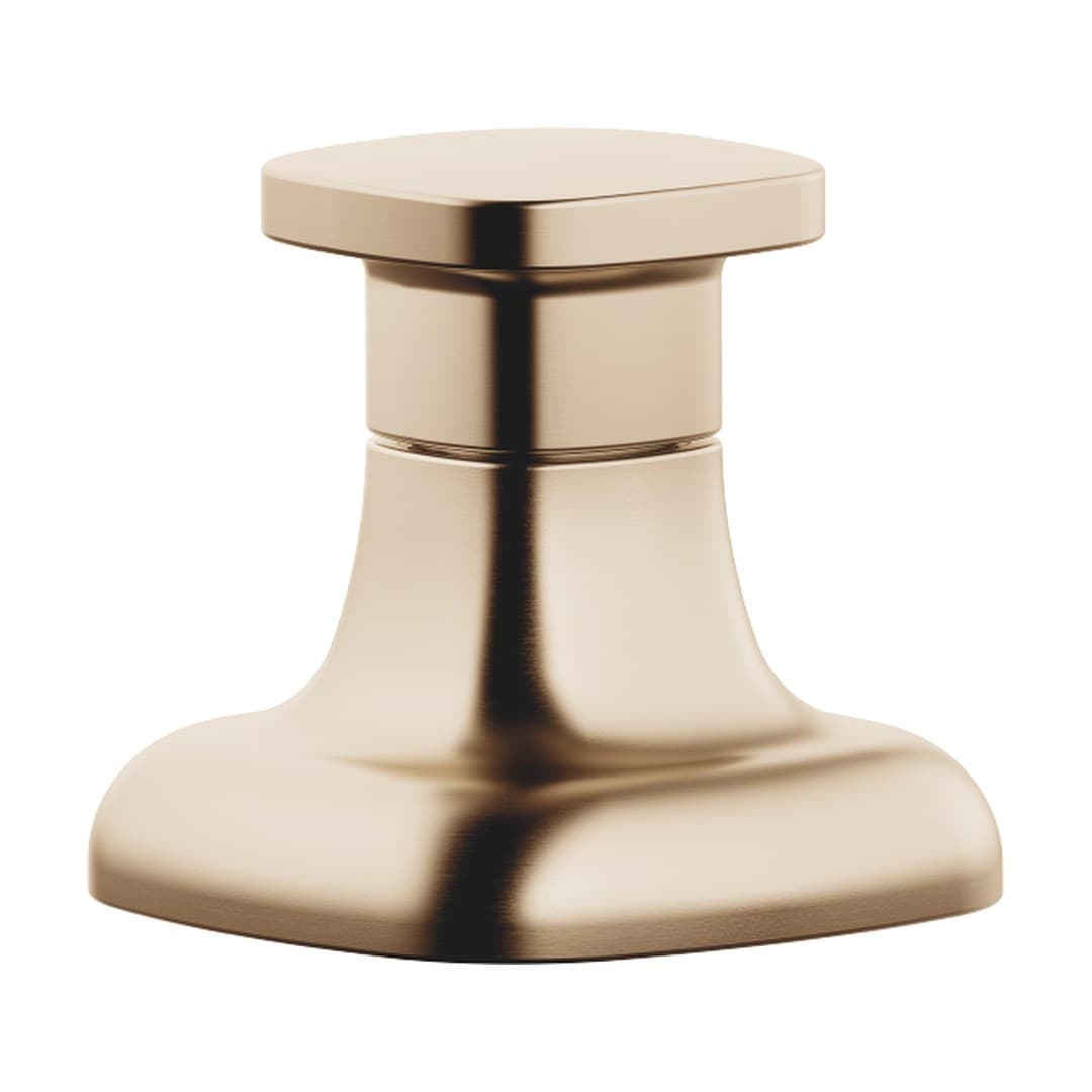 Dornbracht COYA – Μπαταρία Λουτρού Πάγκου – Two-way diverter for bath rim or tile edge installation – Brushed Champagne (22kt Gold) (29140404-46)