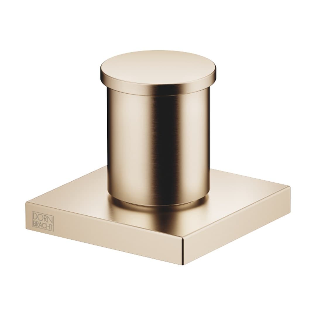 Dornbracht – Μπαταρία Λουτρού Πάγκου – Two-way diverter for bath rim or tile edge installation – Brushed Champagne (22kt Gold) (29140670-46)