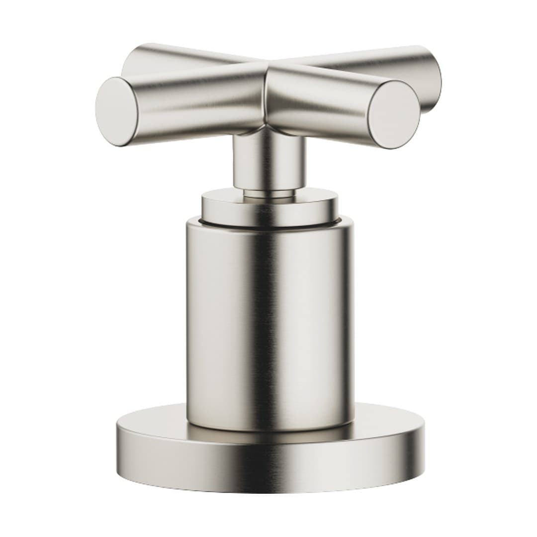 Dornbracht Tara – Μπαταρία Λουτρού Πάγκου – Two-way diverter for bath rim or tile edge installation – Brushed Platinum (29140892-06)