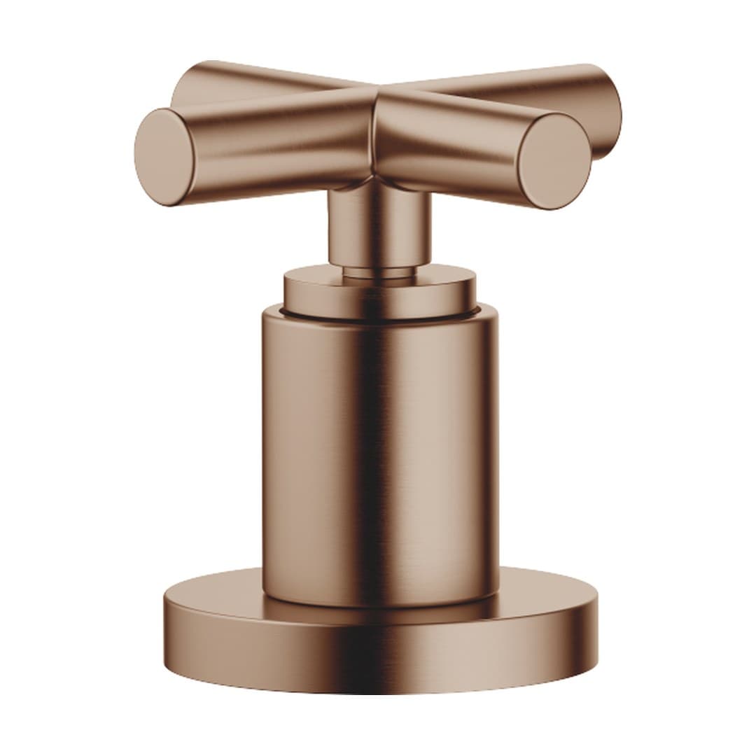 Dornbracht Tara – Μπαταρία Λουτρού Πάγκου – Two-way diverter for bath rim or tile edge installation – Brushed Bronze (PVD) (29140892-42)