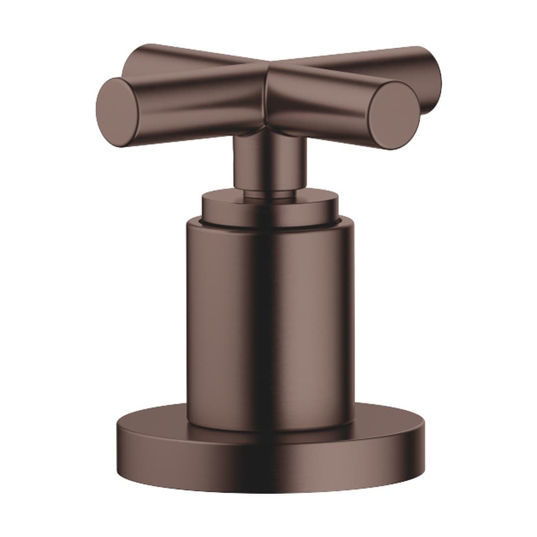 Dornbracht Tara – Μπαταρία Λουτρού Πάγκου – Two-way diverter for bath rim or tile edge installation – Brushed Dark Bronze (PVD) (29140892-43)
