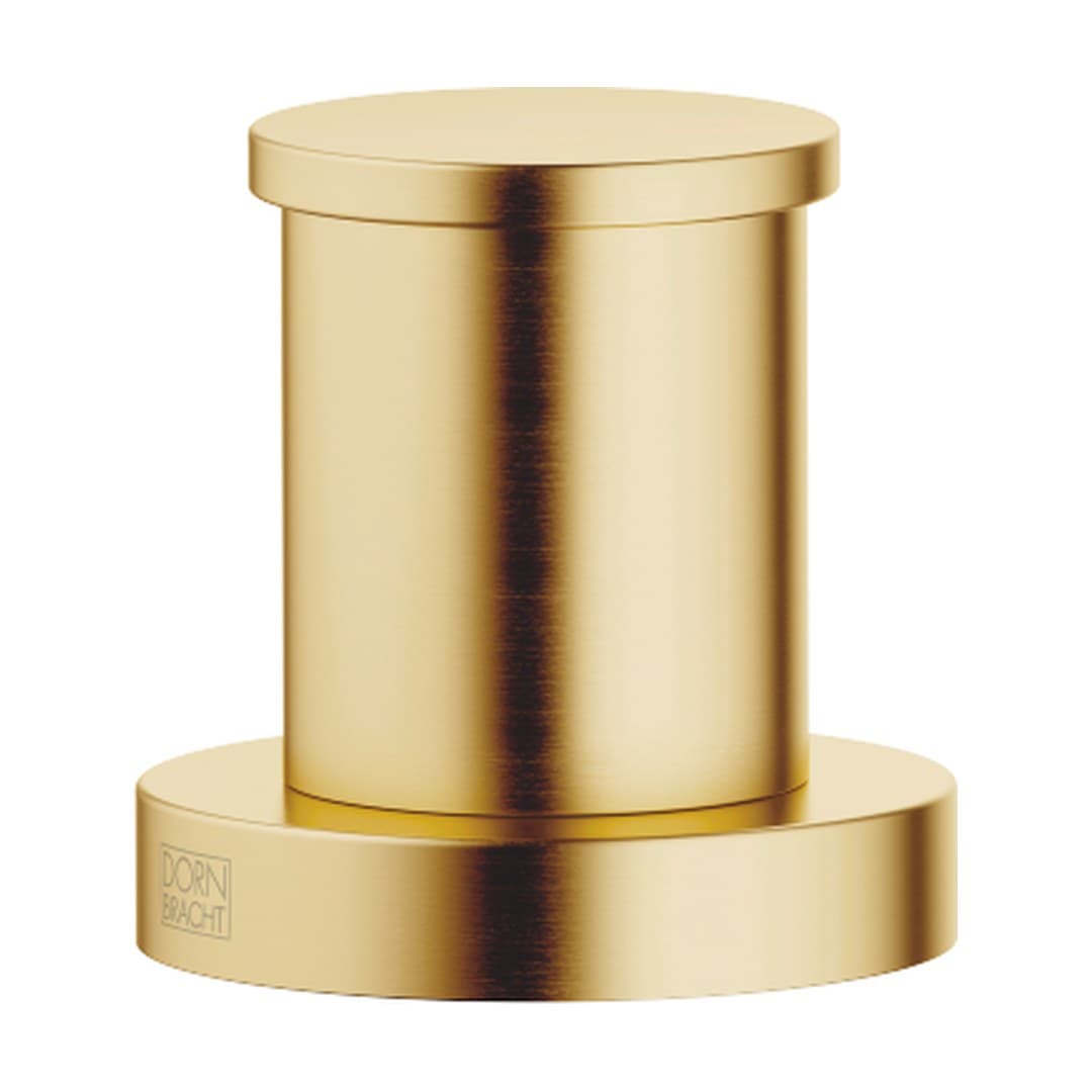 Dornbracht – Μπαταρία Λουτρού Πάγκου – Two-way diverter for bath rim or tile edge installation – Brushed Durabrass (23kt Gold) (29140979-28)