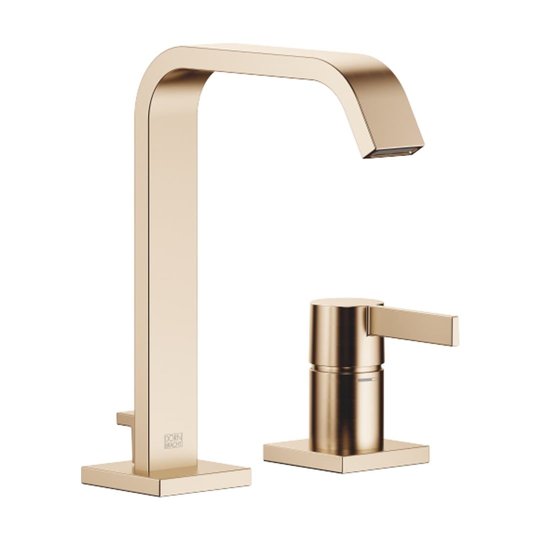 Dornbracht IMO – Μπαταρία Νιπτήρα – Two-hole basin mixer with pop-up waste – Brushed Light Gold (PVD) (29217671-27)