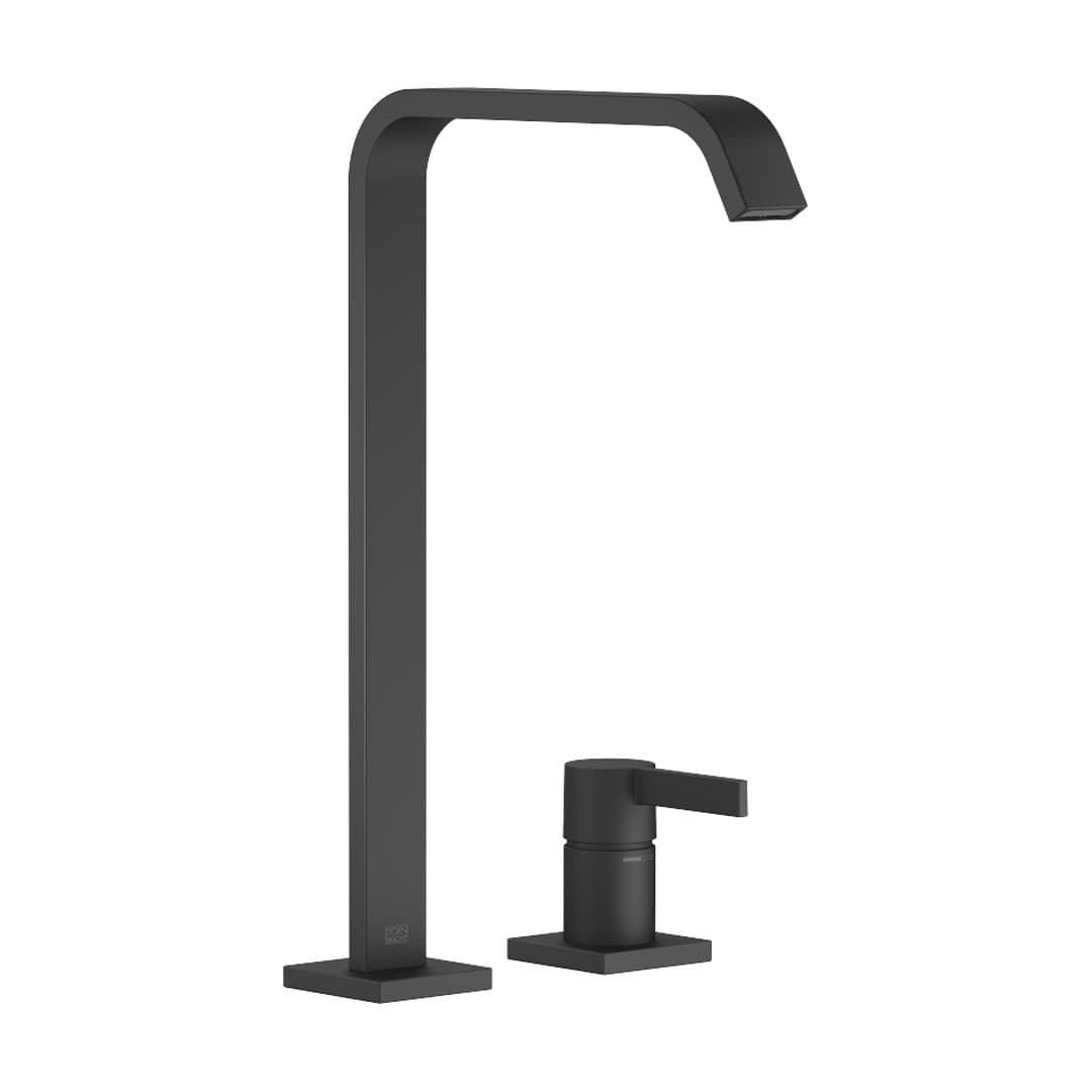 Dornbracht IMO – Στόμιο Νιπτήρα – Two-hole basin mixer with high spout without pop-up waste – Matte Black (29218671-33)