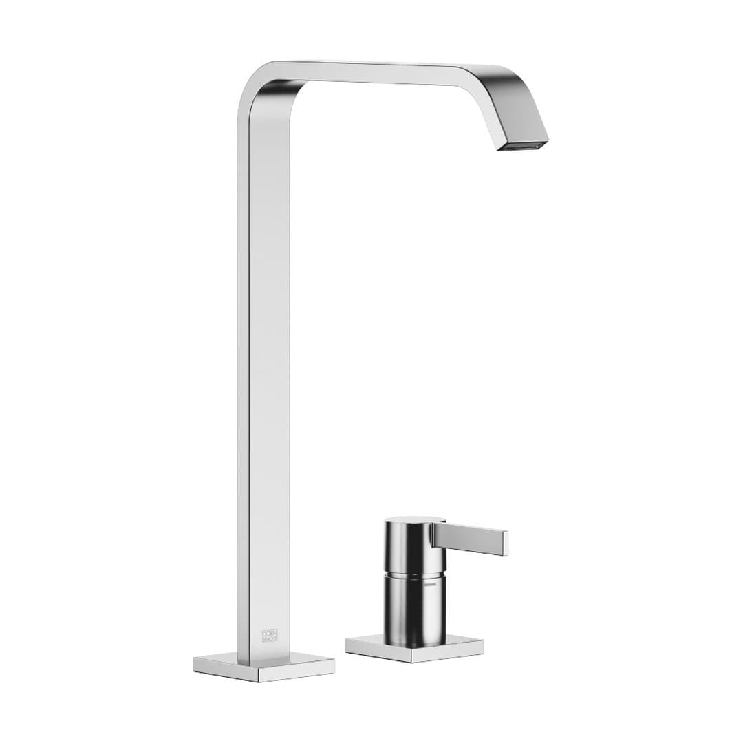 Dornbracht IMO – Στόμιο Νιπτήρα – Two-hole basin mixer with high spout without pop-up waste – Brushed Chrome (29218671-93)