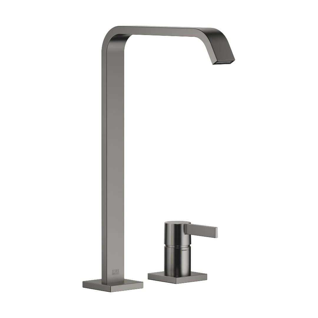Dornbracht IMO – Στόμιο Νιπτήρα – Two-hole basin mixer with high spout without pop-up waste – Brushed Dark Platinum (29218671-99)