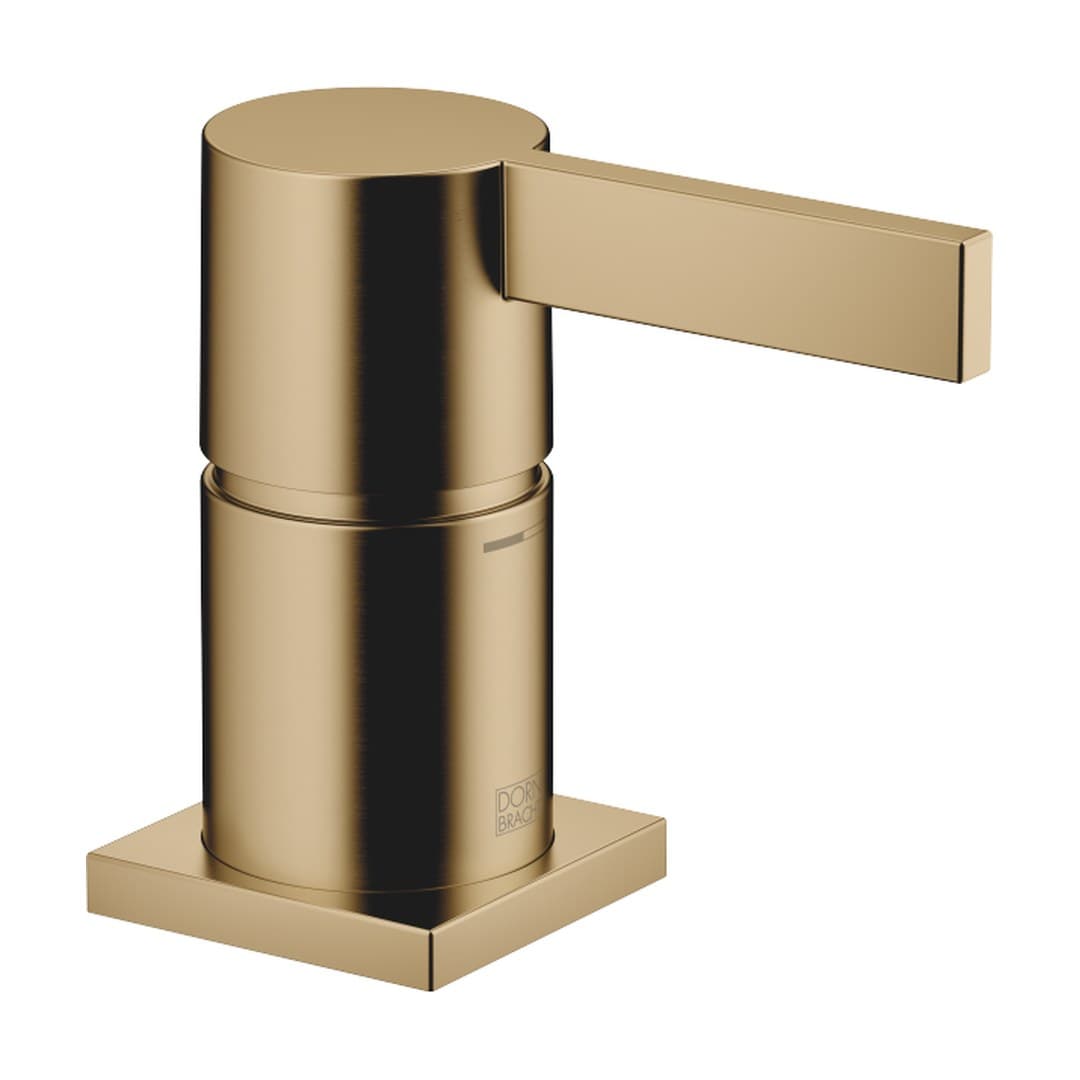 Dornbracht – Μπαταρία Λουτρού Πάγκου – Single-lever bath mixer for bath rim or tile edge installation – Brushed Dark Brass (PVD) (29300670-39)