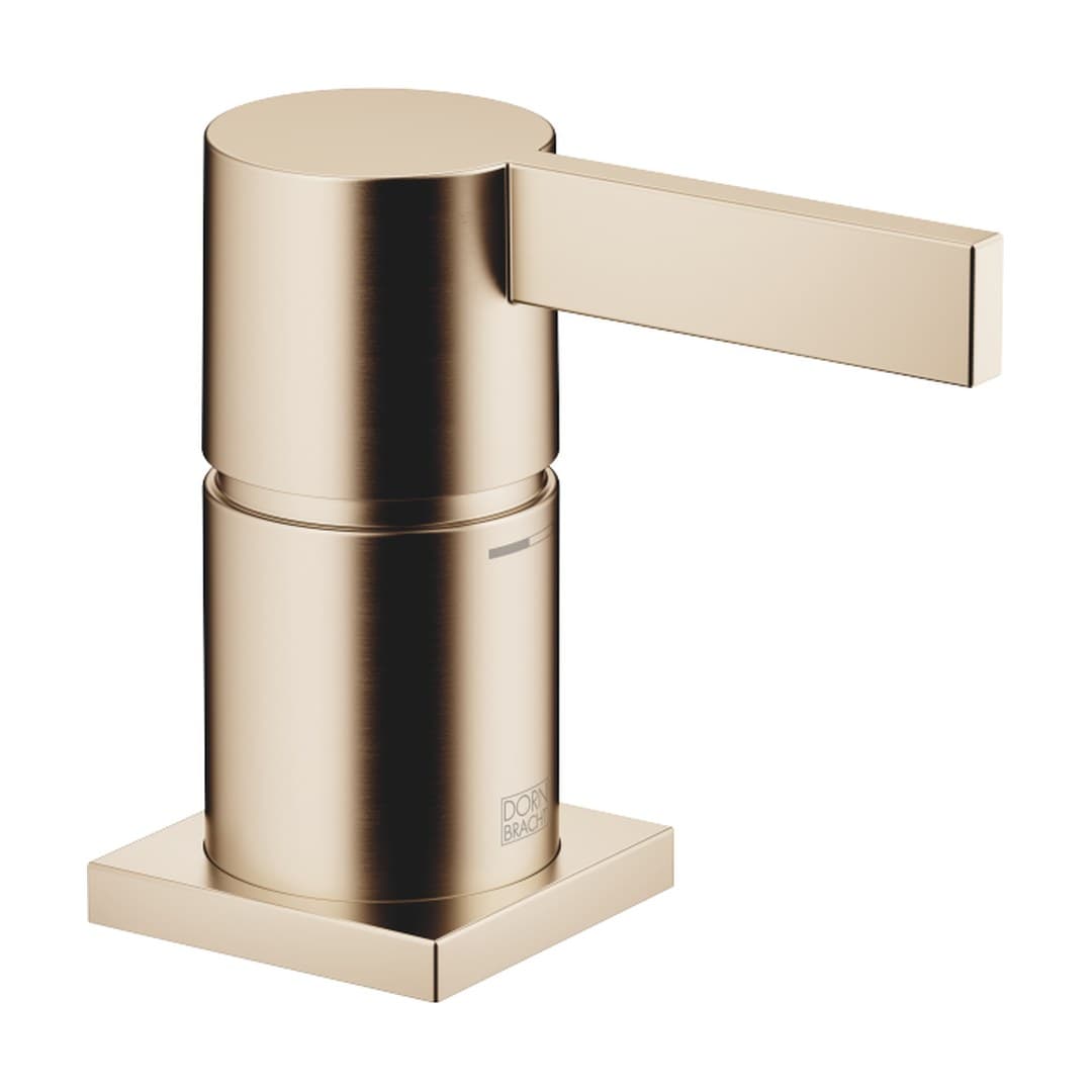 Dornbracht – Μπαταρία Λουτρού Πάγκου – Single-lever bath mixer for bath rim or tile edge installation – Brushed Champagne (22kt Gold) (29300670-46)