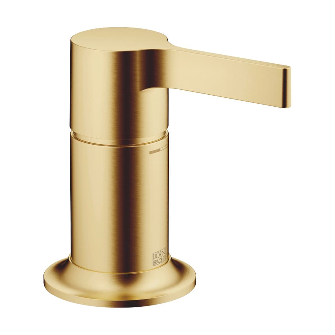 Dornbracht VAIA – Μπαταρία Λουτρού Πάγκου – Single-lever bath mixer for bath rim or tile edge installation – Brushed Durabrass (23kt Gold) (29300809-28)