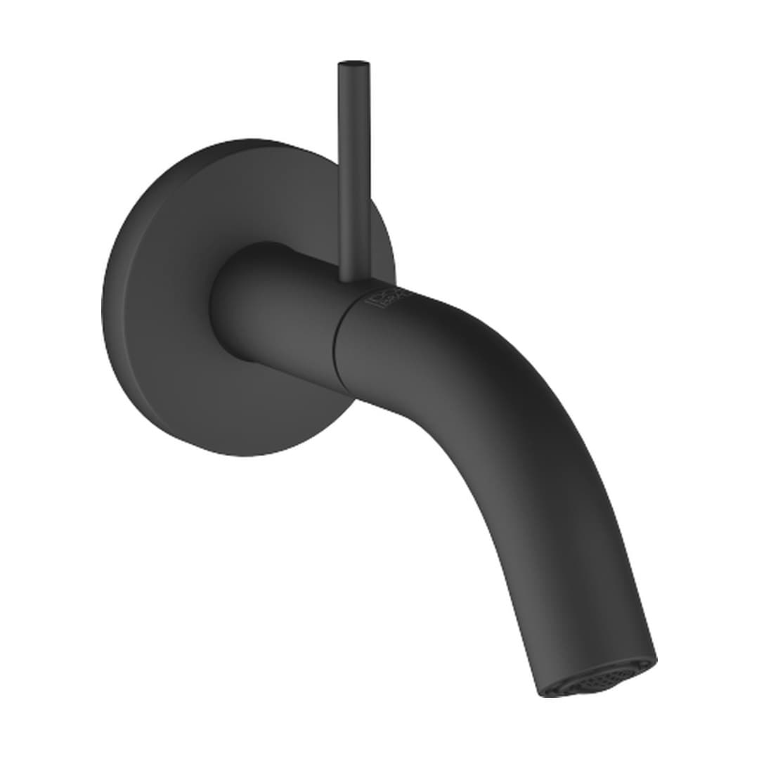 Dornbracht Meta – Μπαταρία Νιπτήρα Τοίχου – Wall-mounted valve cold water without pop-up waste – Matte Black (30010662-33)