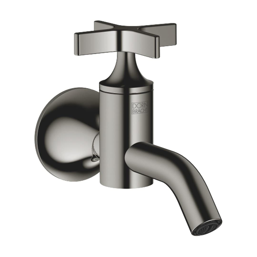 Dornbracht VAIA – Μπαταρία Νιπτήρα Τοίχου – Wall-mounted valve cold water without pop-up waste – Dark Chrome (30010809-19)