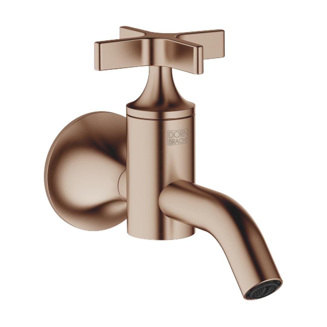 Dornbracht VAIA – Μπαταρία Νιπτήρα Τοίχου – Wall-mounted valve cold water without pop-up waste – Brushed Bronze (PVD) (30010809-42)