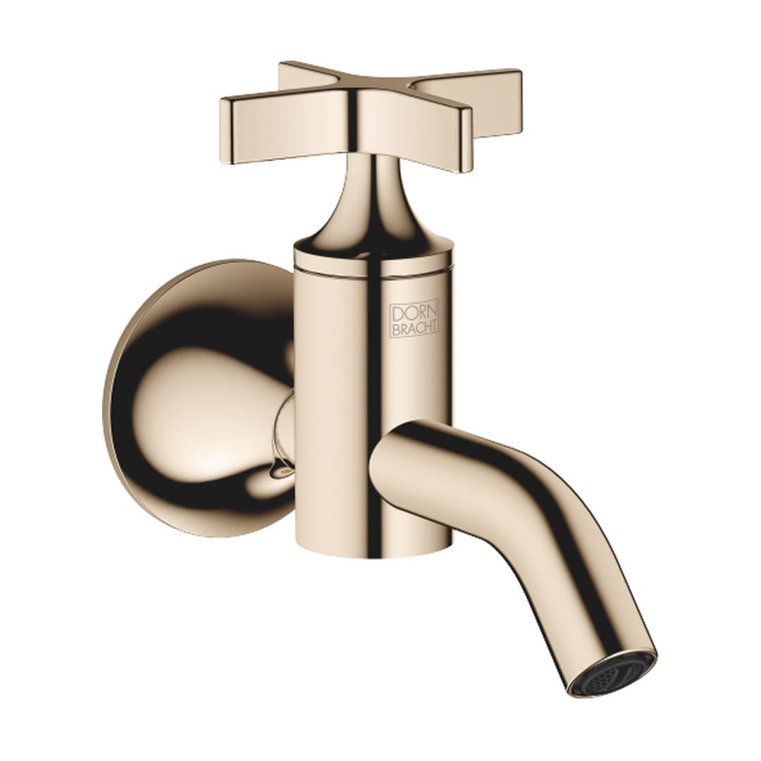 Dornbracht VAIA – Μπαταρία Νιπτήρα Τοίχου – Wall-mounted valve cold water without pop-up waste – Champagne (22kt Gold) (30010809-47)