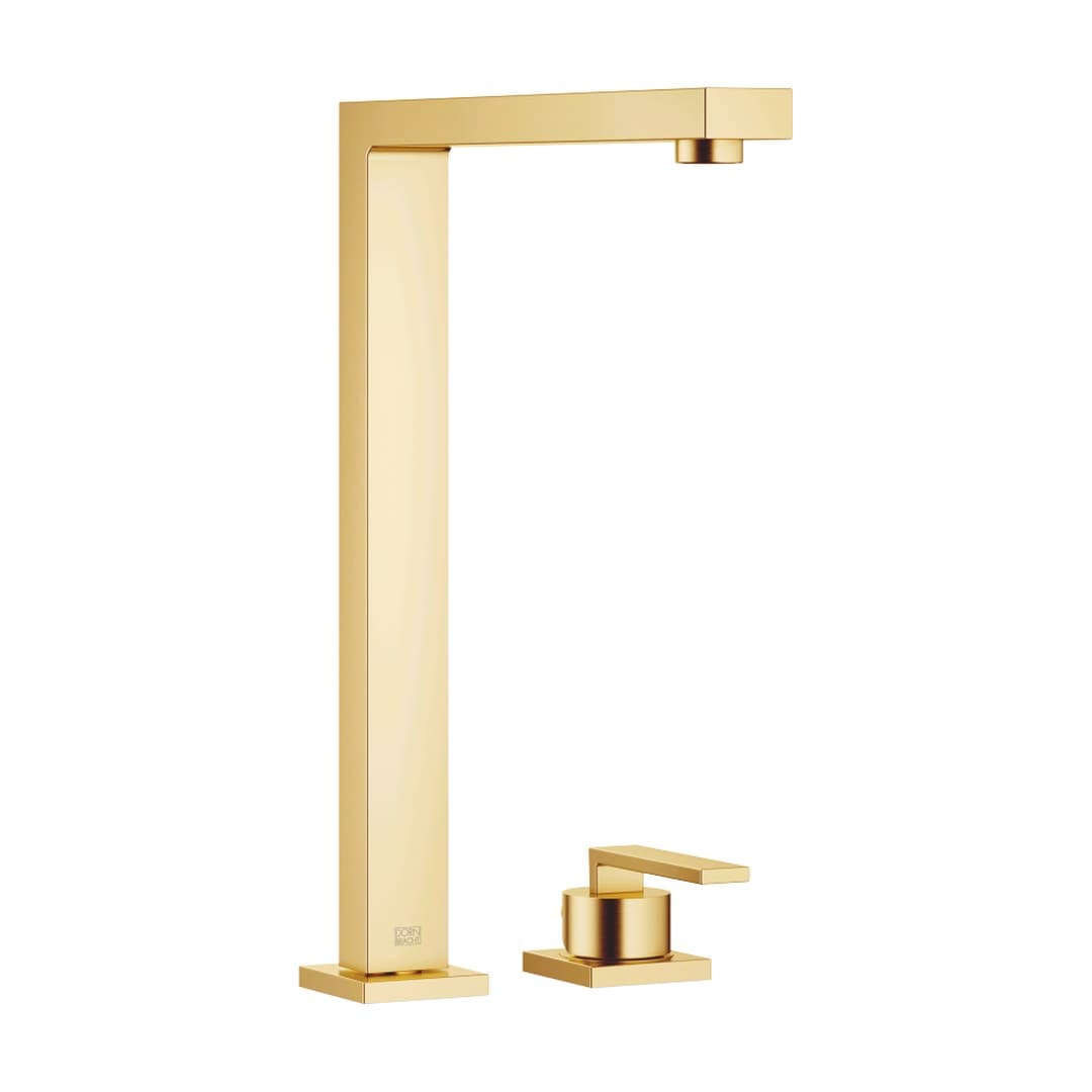 Dornbracht Lot – Μπαταρία Κουζίνας – Two-hole mixer with individual rosettes – Brushed Durabrass (23kt Gold) (32815680-28)