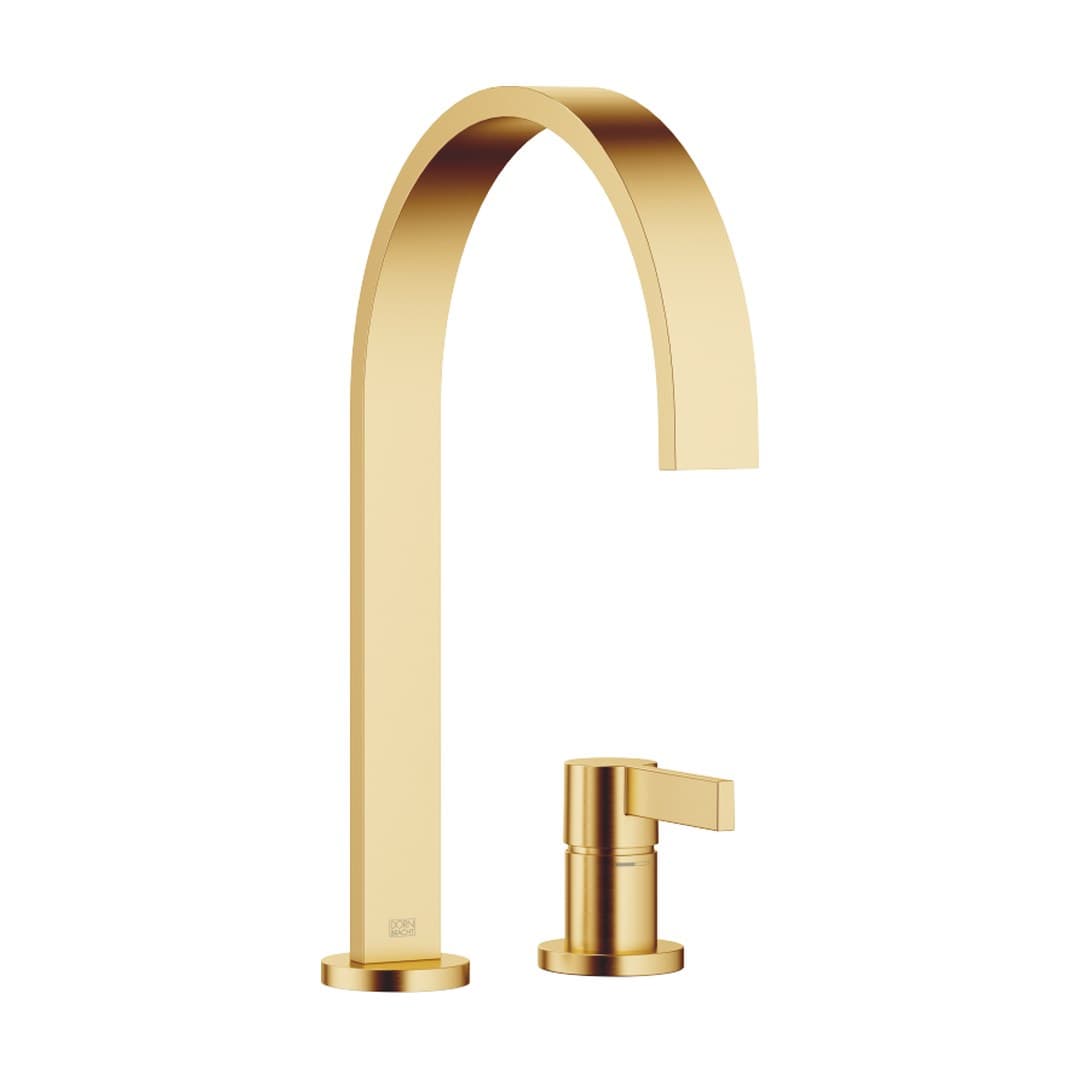 Dornbracht MEM – Μπαταρία Κουζίνας – Two-hole mixer with individual rosettes – Brushed Durabrass (23kt Gold) (32815682-28)