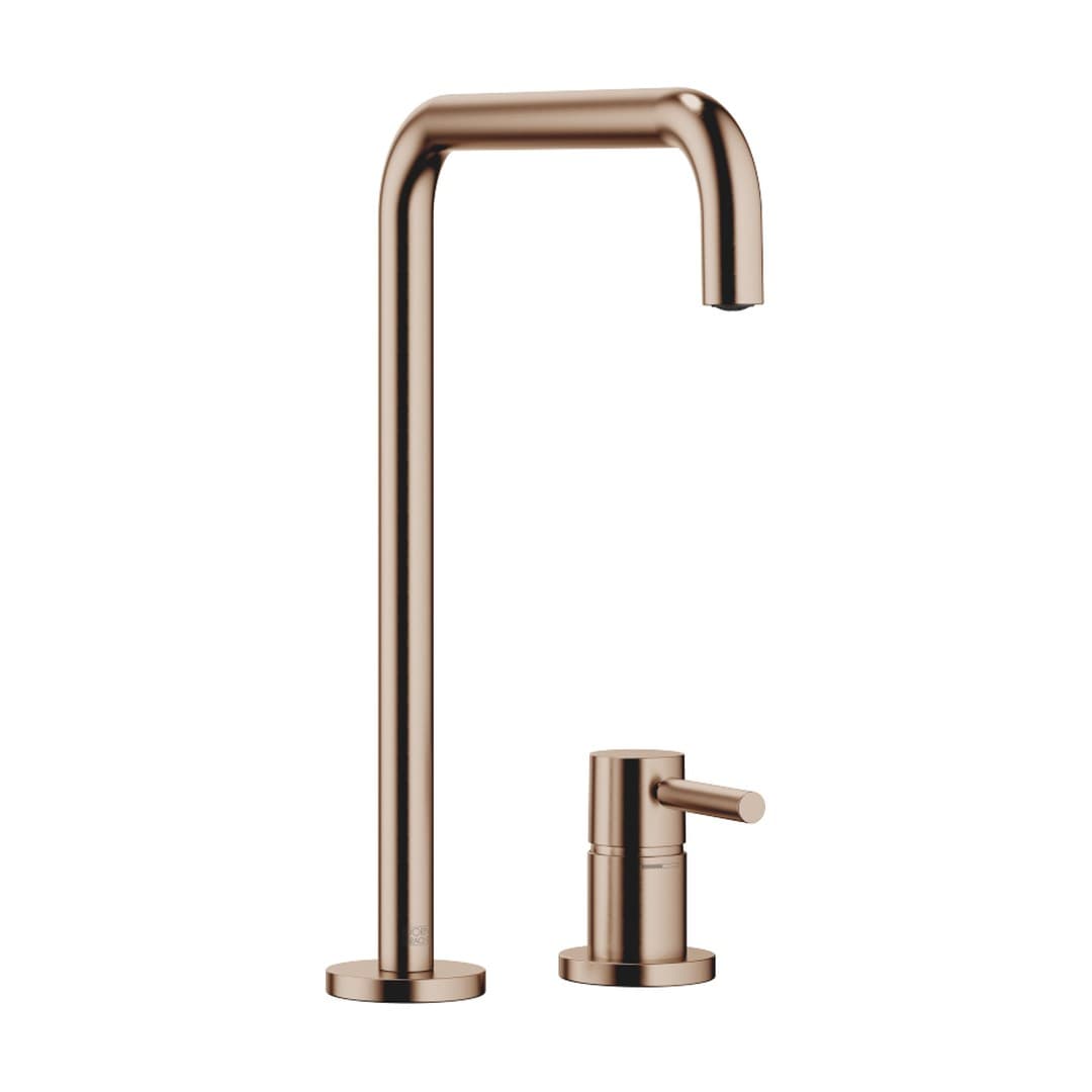 Dornbracht Meta Square – Μπαταρία Κουζίνας – Two-hole mixer with individual rosettes – Brushed Bronze (PVD) (32815861-42)