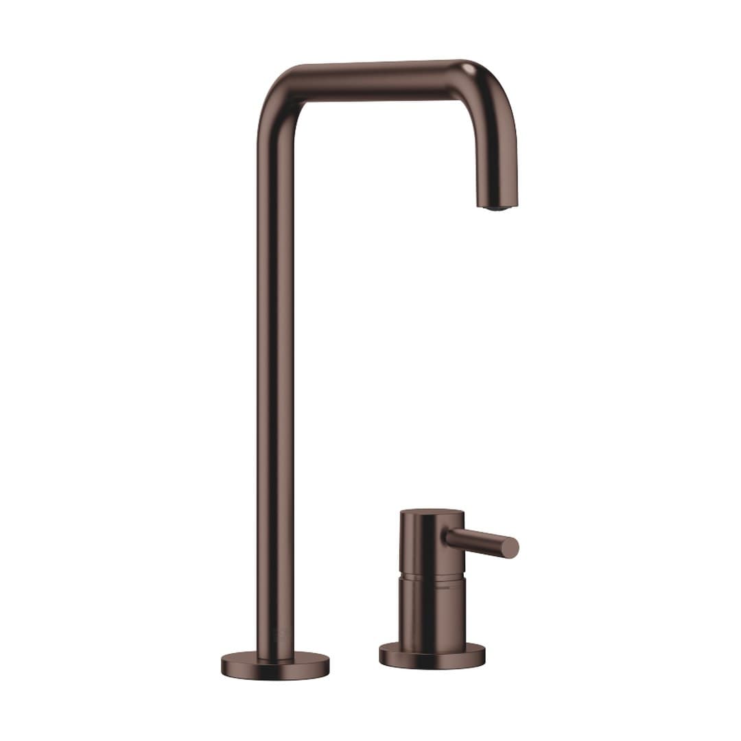 Dornbracht Meta Square – Μπαταρία Κουζίνας – Two-hole mixer with individual rosettes – Brushed Dark Bronze (PVD) (32815861-43)