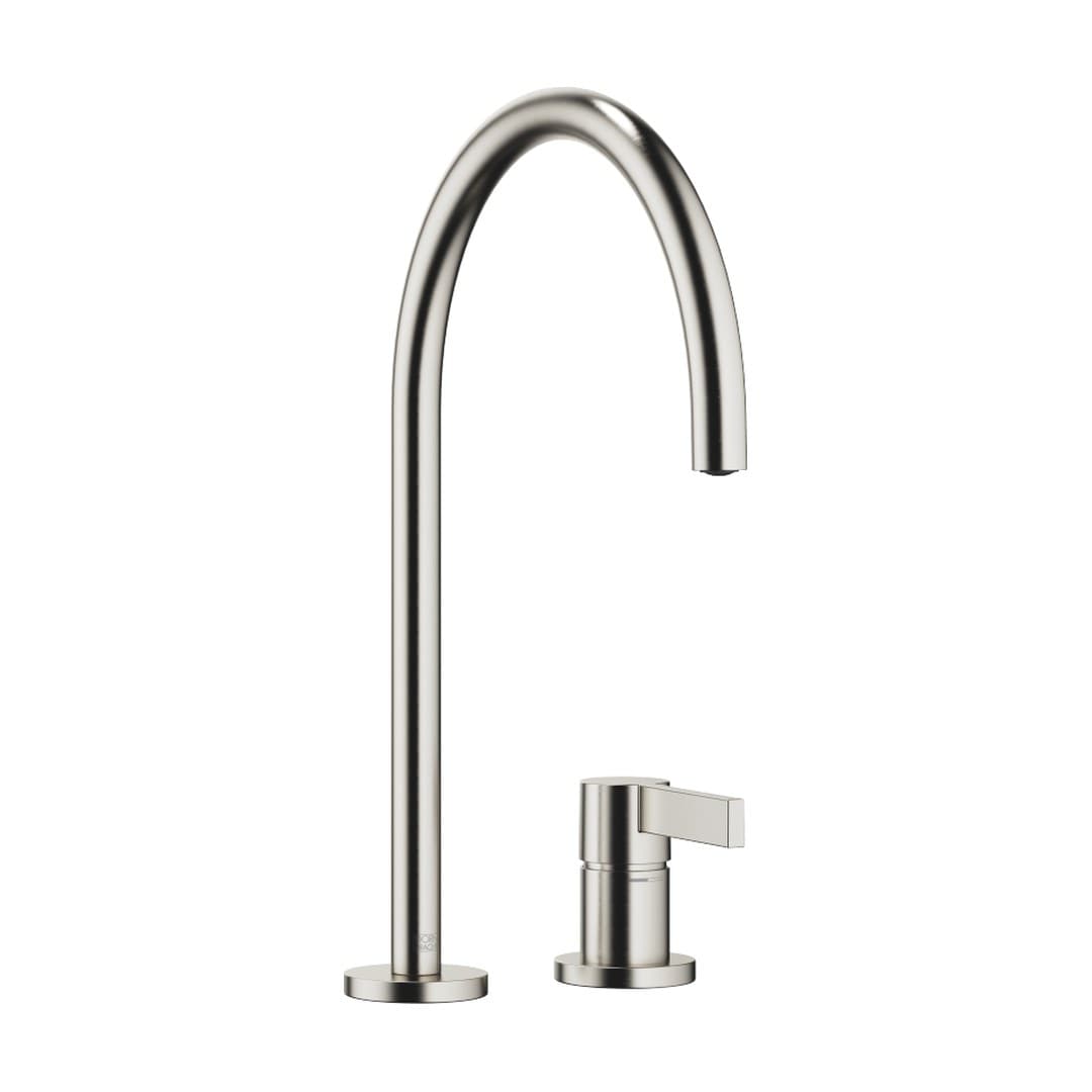 Dornbracht Tara Ultra – Μπαταρία Κουζίνας – Two-hole mixer with individual rosettes – Brushed Platinum (32815875-06)
