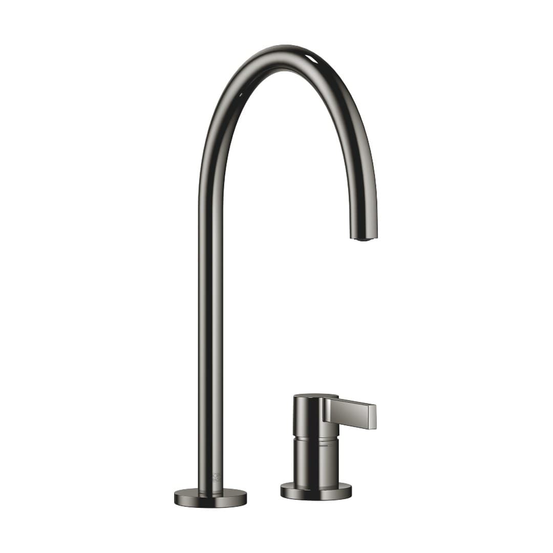 Dornbracht Tara Ultra – Μπαταρία Κουζίνας – Two-hole mixer with individual rosettes – Dark Chrome (32815875-19)