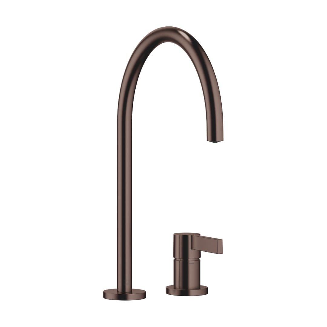 Dornbracht Tara Ultra – Μπαταρία Κουζίνας – Two-hole mixer with individual rosettes – Brushed Dark Bronze (PVD) (32815875-43)