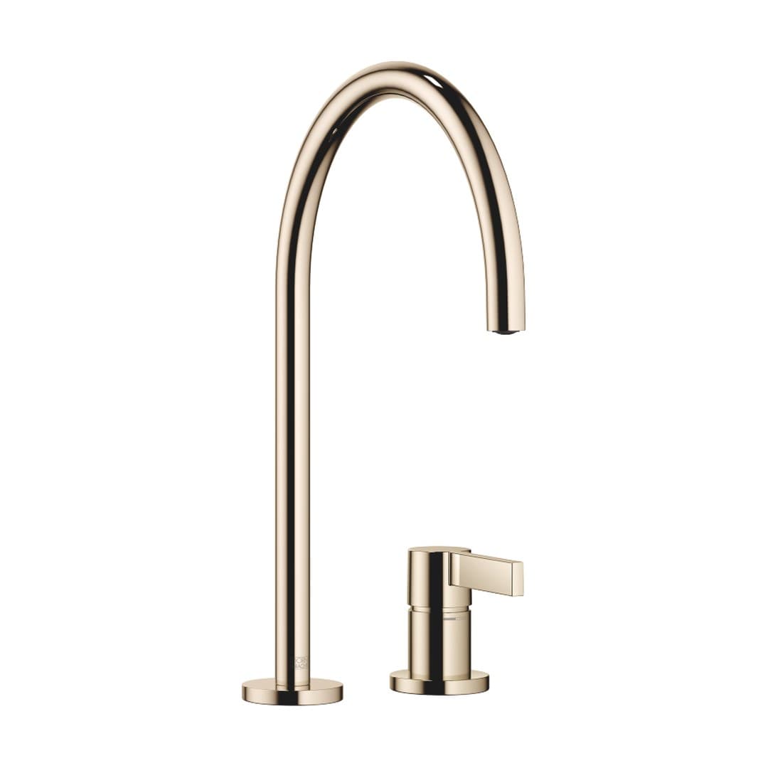 Dornbracht Tara Ultra – Μπαταρία Κουζίνας – Two-hole mixer with individual rosettes – Champagne (22kt Gold) (32815875-47)
