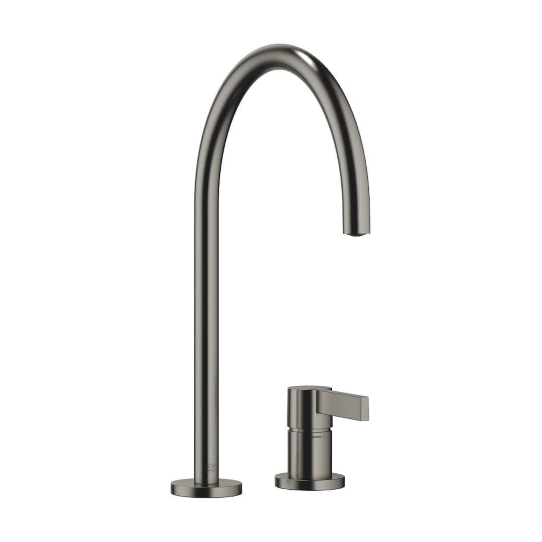 Dornbracht Tara Ultra – Μπαταρία Κουζίνας – Two-hole mixer with individual rosettes – Brushed Dark Platinum (32815875-99)
