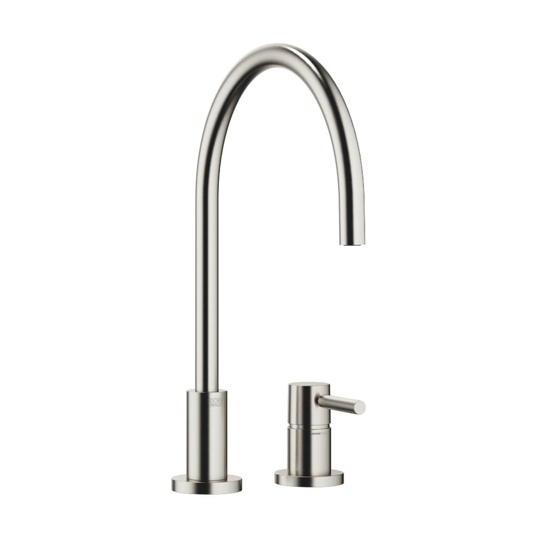 Dornbracht Tara – Μπαταρία Κουζίνας – Two-hole mixer with individual rosettes – Brushed Platinum (32816888-06)