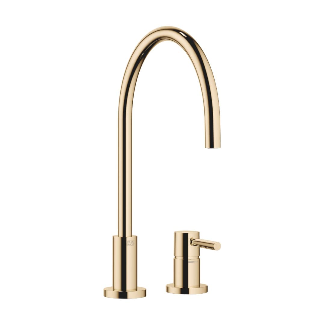 Dornbracht Tara – Μπαταρία Κουζίνας – Two-hole mixer with individual rosettes – Durabrass (23kt Gold) (32816888-09)