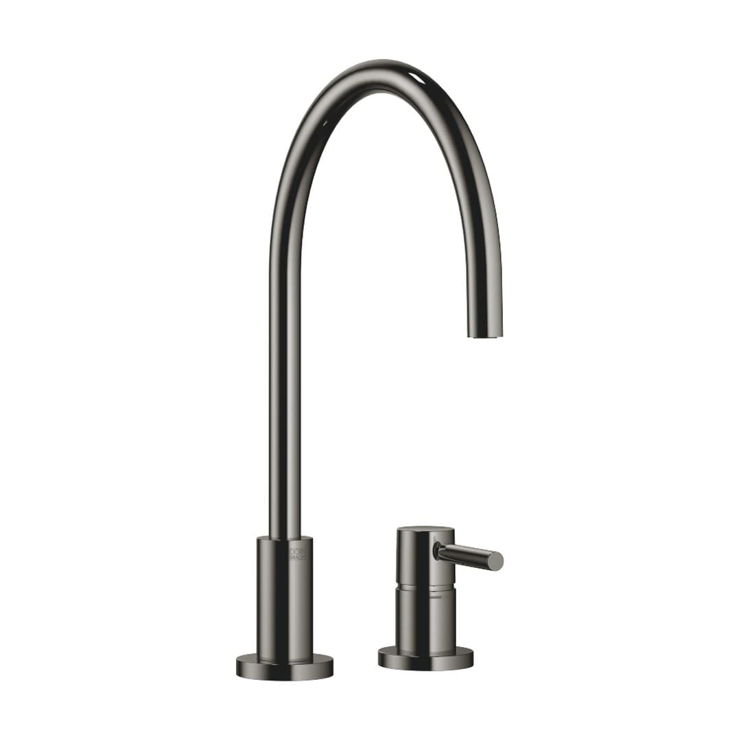 Dornbracht Tara – Μπαταρία Κουζίνας – Two-hole mixer with individual rosettes – Dark Chrome (32816888-19)