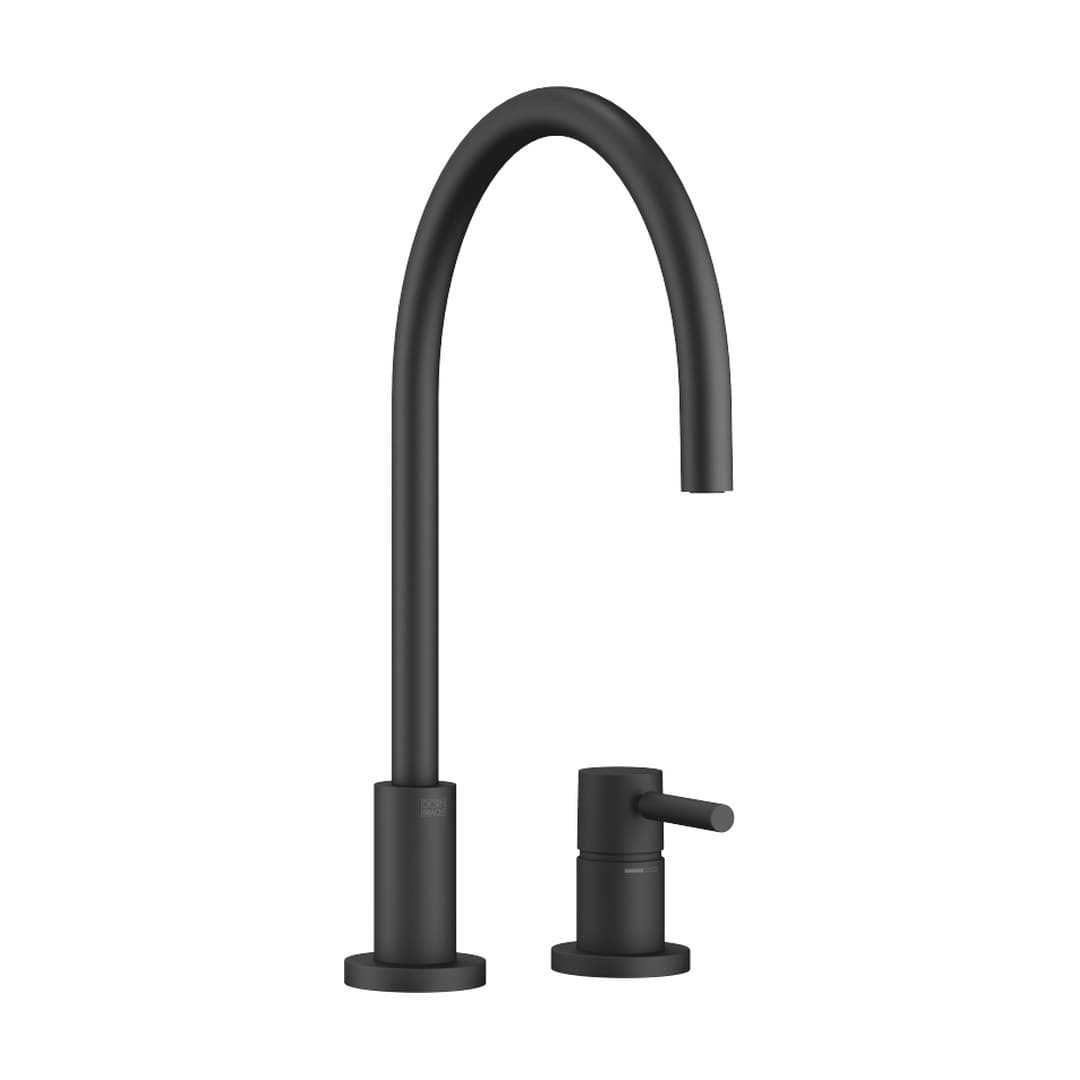 Dornbracht Tara – Μπαταρία Κουζίνας – Two-hole mixer with individual rosettes – Matte Black (32816888-33)