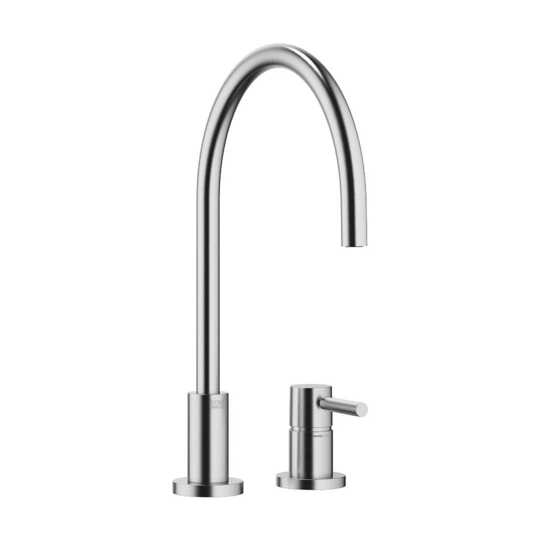 Dornbracht Tara – Μπαταρία Κουζίνας – Two-hole mixer with individual rosettes – Brushed Chrome (32816888-93)