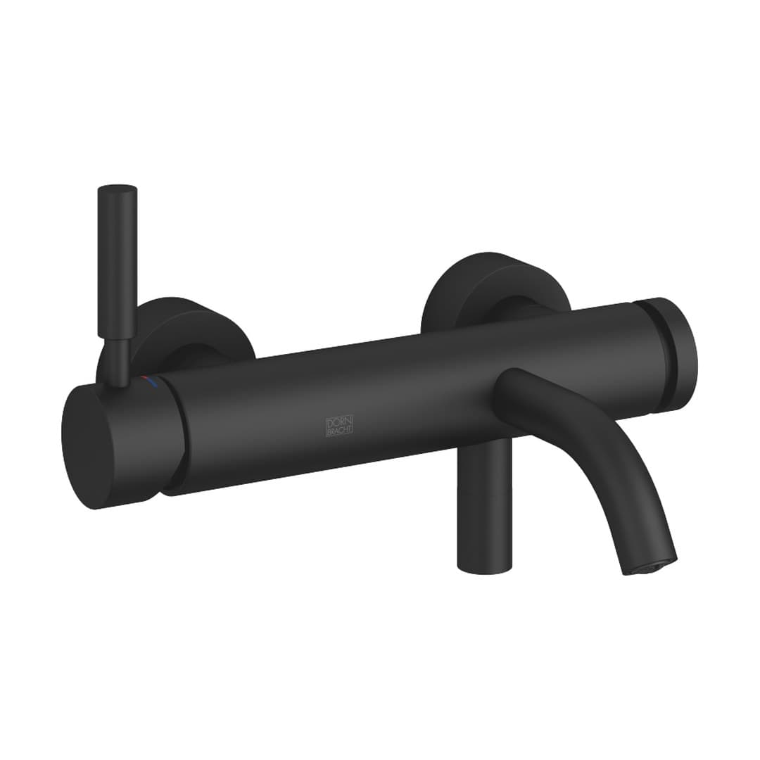Dornbracht Edition Pro – Μπαταρία Λουτρού Τοίχου – Single-lever bath mixer for wall mounting without shower set – Matte Black (33200626-33)