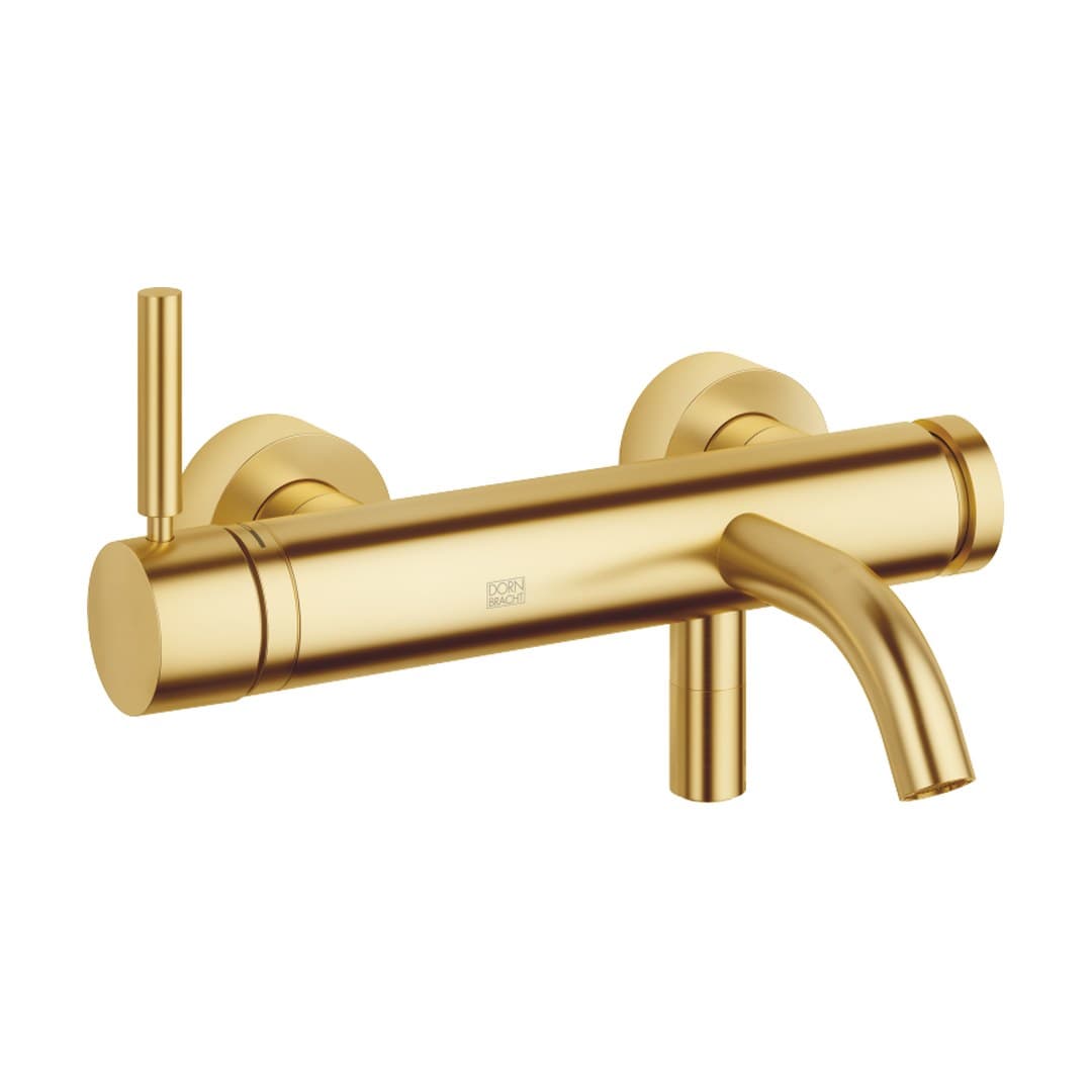 Dornbracht Meta – Μπαταρία Λουτρού Τοίχου – Single-lever bath mixer for wall mounting without shower set – Brushed Gold (PVD) (33200660-37)