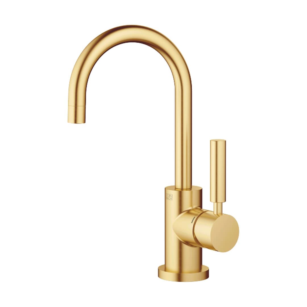 Dornbracht Tara – Μπαταρία Νιπτήρα – Single-lever basin mixer with pop-up waste – Brushed Durabrass (23kt Gold) (33500882-28)