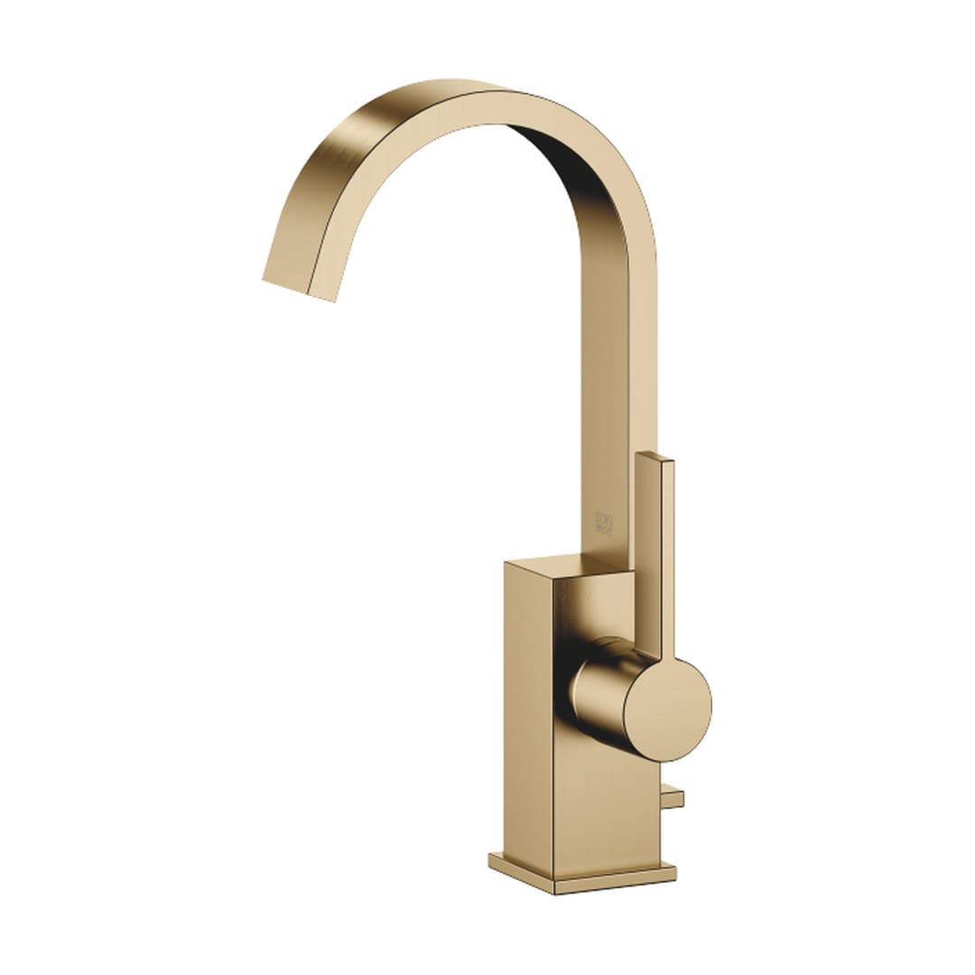 Dornbracht MEM – Μπαταρία Νιπτήρα – Single-lever basin mixer with pop-up waste – Brushed Dark Brass (PVD) (33502782-39)