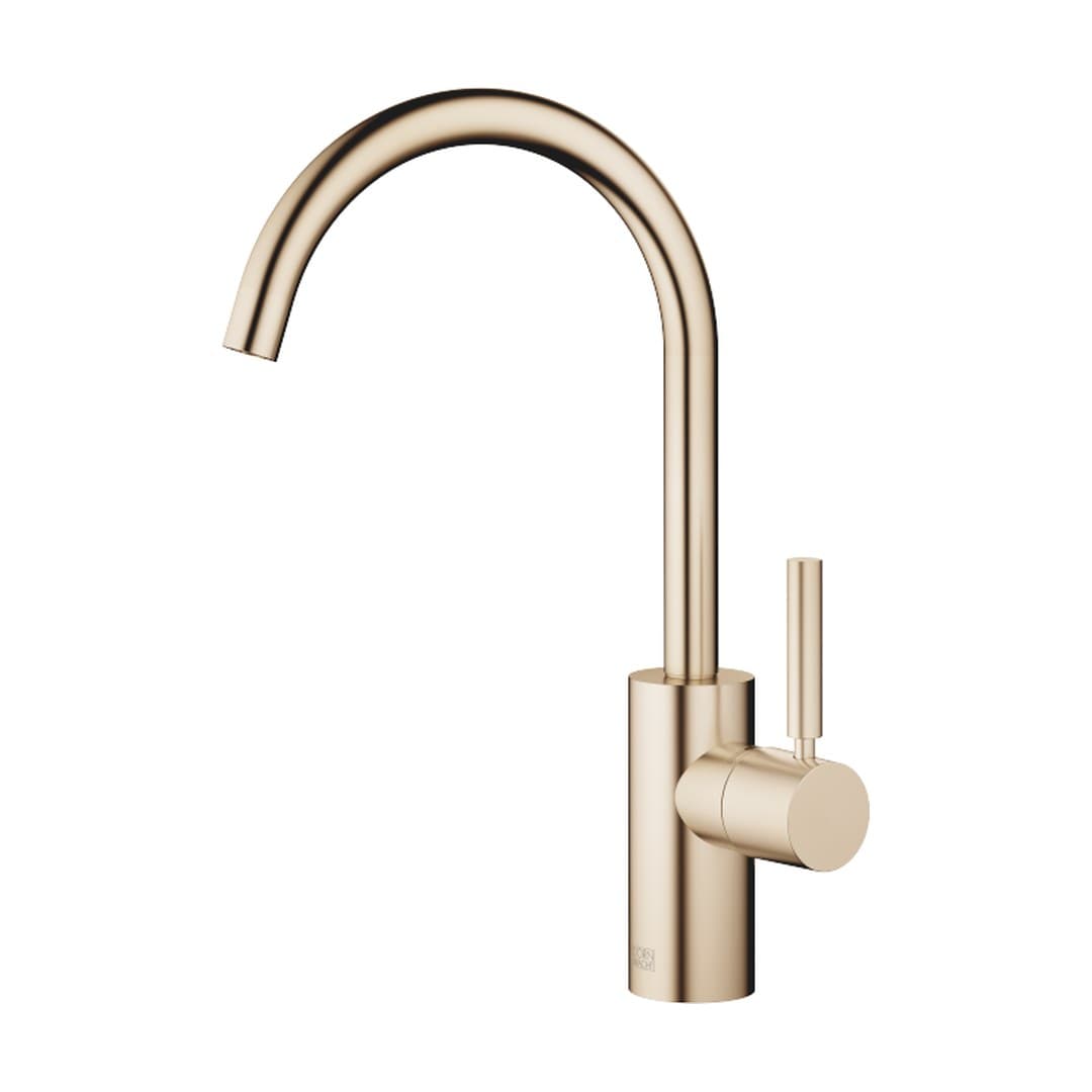 Dornbracht Meta – Μπαταρία Νιπτήρα – Single-lever basin mixer without pop-up waste – Brushed Light Gold (PVD) (33505661-27)