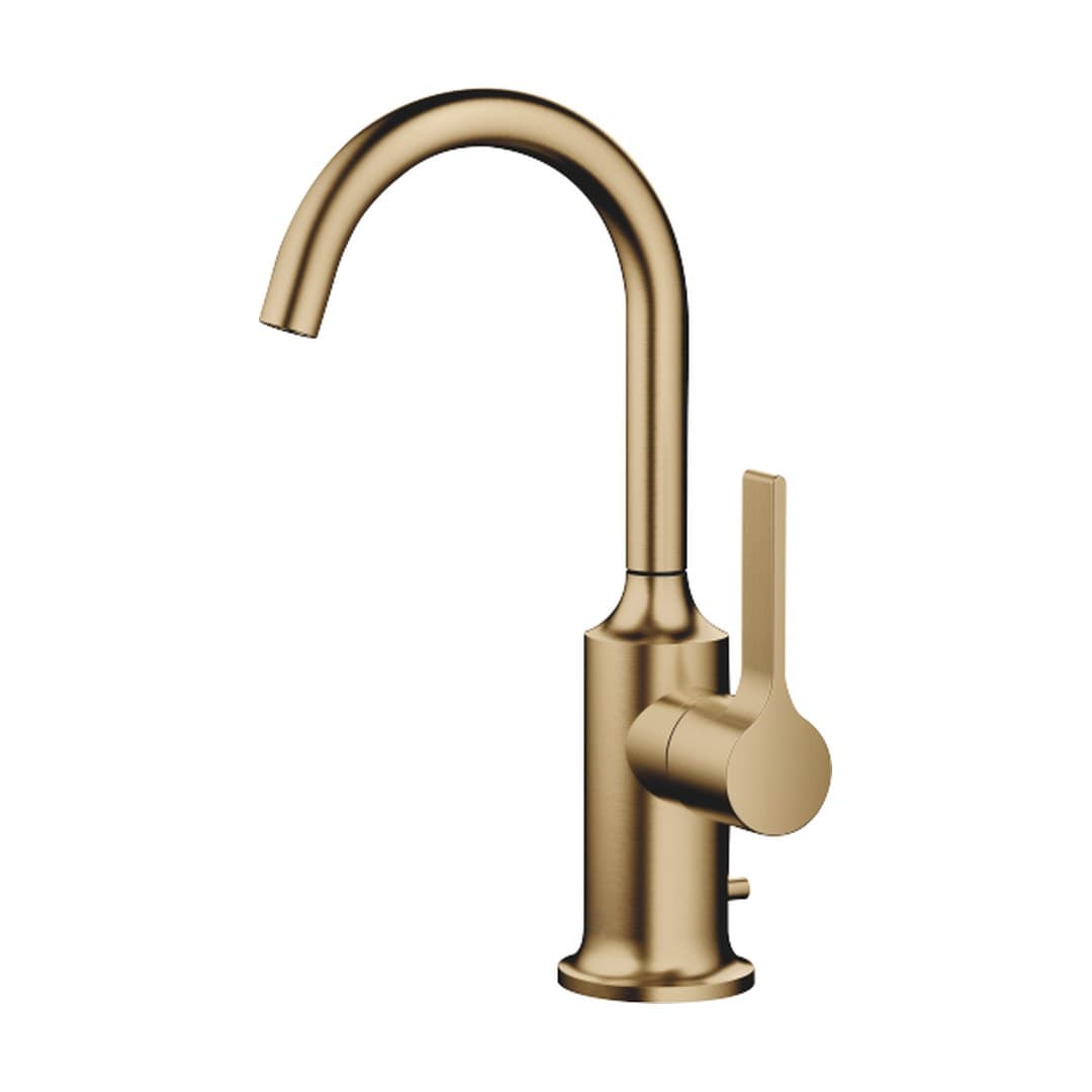 Dornbracht VAIA – Μπαταρία Νιπτήρα – Single-lever basin mixer with pop-up waste – Brushed Dark Brass (PVD) (33510809-39)