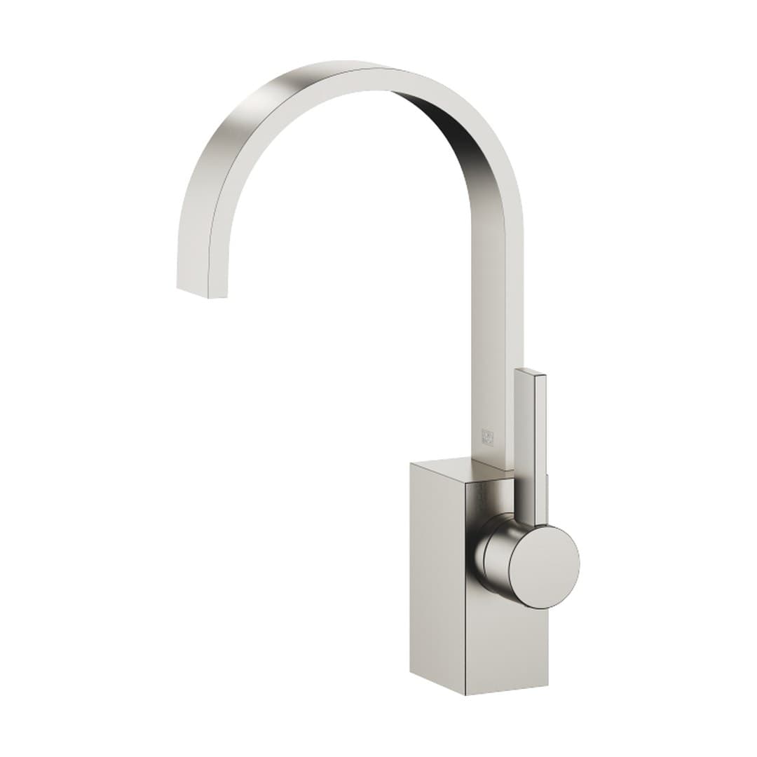 Dornbracht MEM – Μπαταρία Νιπτήρα – Single-lever basin mixer without pop-up waste – Brushed Platinum (33521782-06)