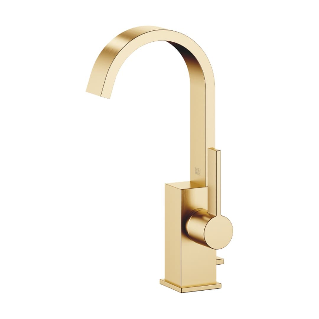 Dornbracht MEM – Μπαταρία Νιπτήρα – Single-lever basin mixer without pop-up waste – Brushed Durabrass (23kt Gold) (33522782-28)