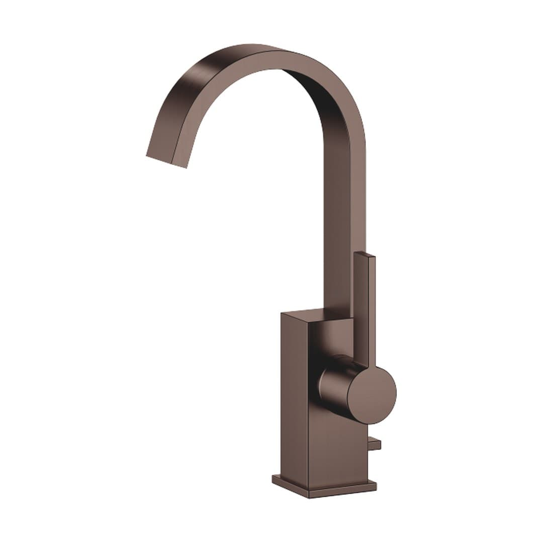 Dornbracht MEM – Μπαταρία Νιπτήρα – Single-lever basin mixer without pop-up waste – Brushed Dark Bronze (PVD) (33522782-43)