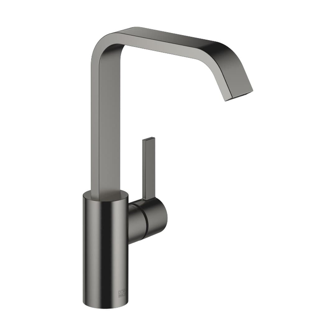Dornbracht IMO – Στόμιο Νιπτήρα – Single-lever basin mixer with high spout without pop-up waste – Brushed Dark Platinum (33526671-99)