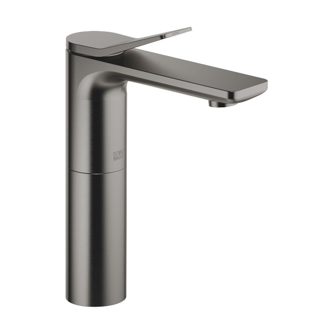 Dornbracht Lissé – Μπαταρία Νιπτήρα Ψηλή – Single-lever basin mixer with raised base without pop-up waste – Brushed Dark Platinum (33526845-99)