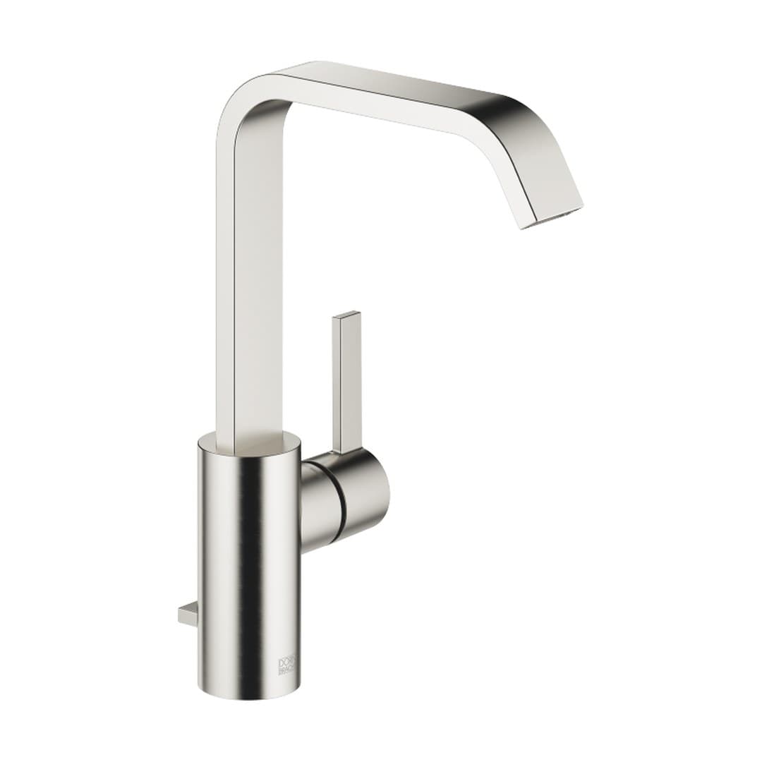 Dornbracht IMO – Στόμιο Νιπτήρα – Single-lever basin mixer with high spout with pop-up waste – Brushed Platinum (33528671-06)