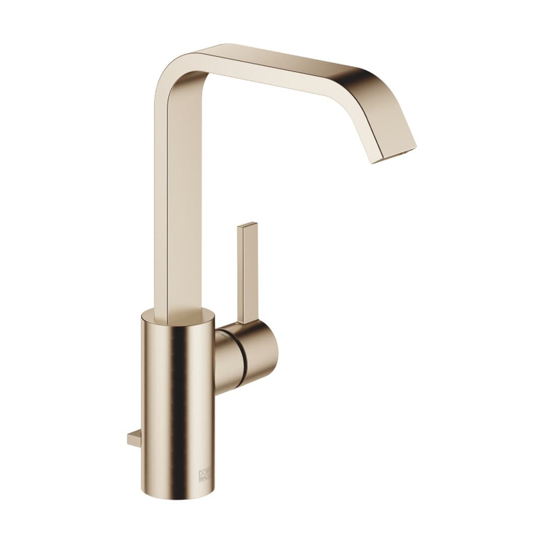 Dornbracht IMO – Στόμιο Νιπτήρα – Single-lever basin mixer with high spout with pop-up waste – Brushed Light Gold (PVD) (33528671-27)
