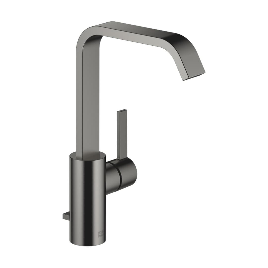Dornbracht IMO – Στόμιο Νιπτήρα – Single-lever basin mixer with high spout with pop-up waste – Brushed Dark Platinum (33528671-99)